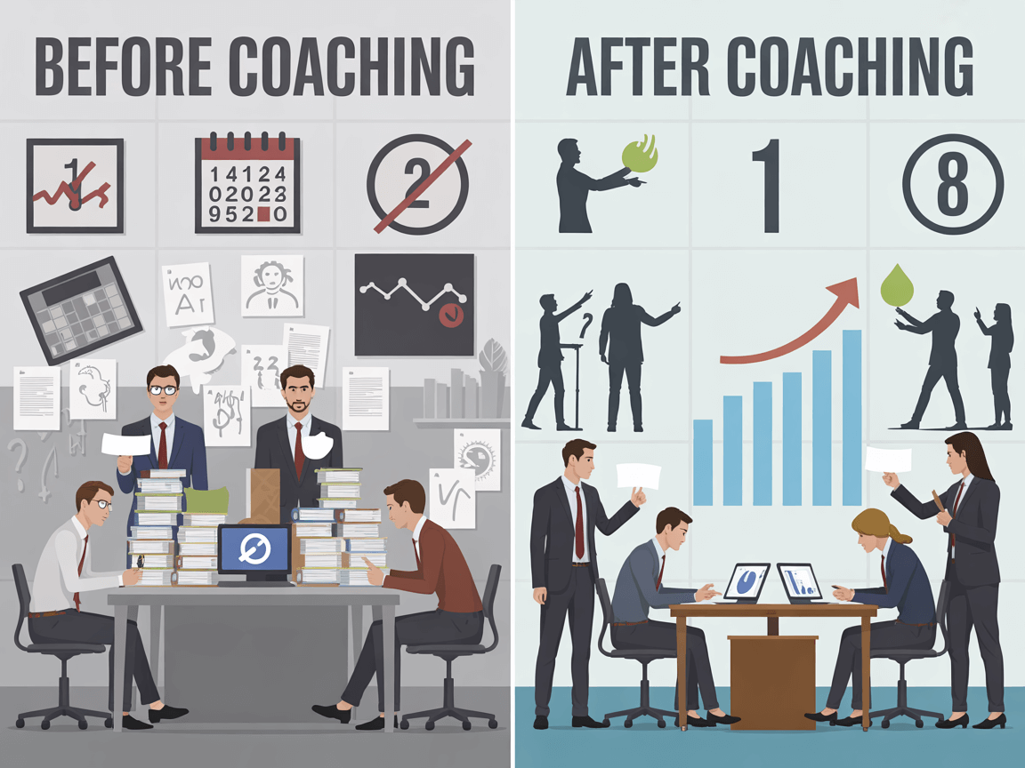 Team Performance Transformation Before and After Coaching