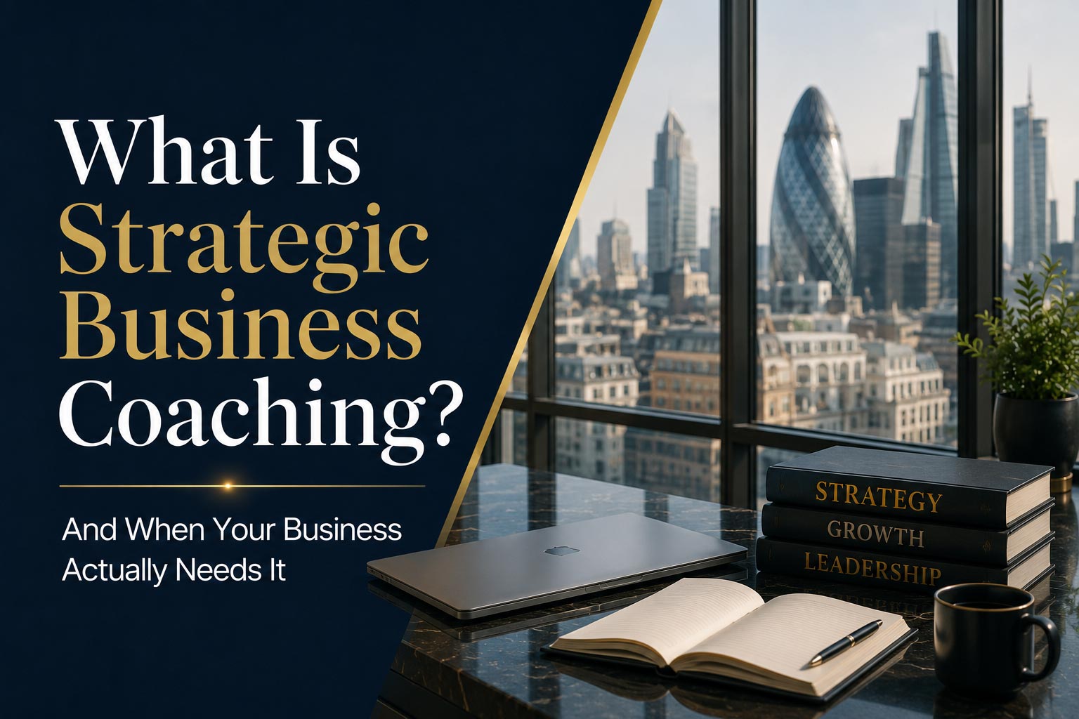 What is strategic business coaching, guide by business coach London Trip Saggu